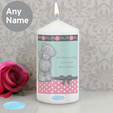 Personalised Me to You Bear Pastel Belle Candle Extra Image 1